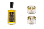 Coffret cadeau Plantin Apéritif autour de la truffe huile d'olives à la truffe noire + 2 verrines