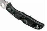 Couteau pliant Spyderco Endura 4 C10FPWCBK Wharncliffe en nylon/fibre de verre noir 12,6cm