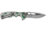 Couteau pliant CRKT NIRK TIGHE VERT 5241 manche acier inox 10,8cm