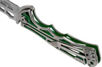 Couteau pliant CRKT NIRK TIGHE VERT 5241 manche acier inox 10,8cm