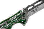 Couteau pliant CRKT NIRK TIGHE VERT 5241 manche acier inox 10,8cm