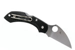 Couteau pliant Spyderco Dragonfly 2 C28FPWCBK2 Wharncliffe manche en nylon/fibre de verre noir 8,5cm