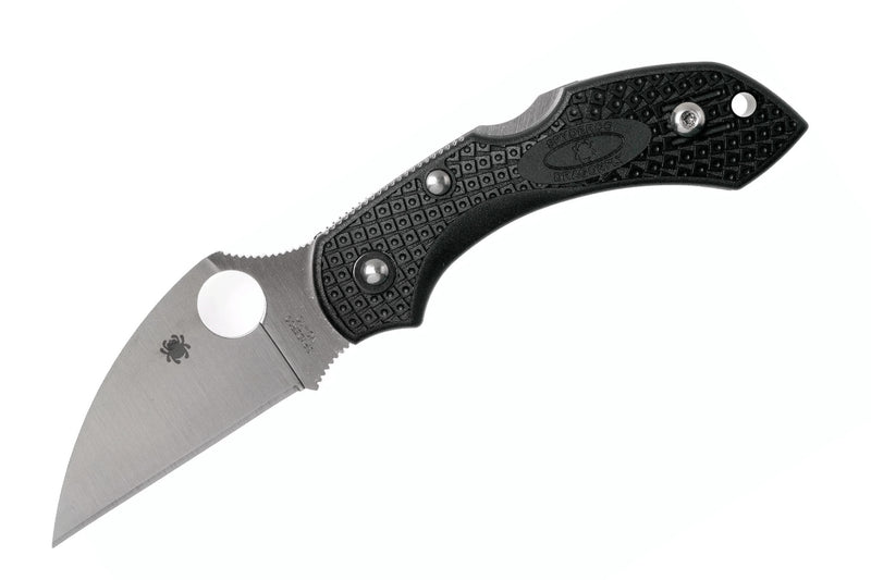 Couteau pliant Spyderco Dragonfly 2 C28FPWCBK2 Wharncliffe manche en nylon/fibre de verre noir 8,5cm