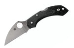 Couteau pliant Spyderco Dragonfly 2 C28FPWCBK2 Wharncliffe manche en nylon/fibre de verre noir 8,5cm