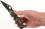 Couteau pliant Spyderco Para 3 C223GPCMOBK manche G10 camouflage noir 10,9cm