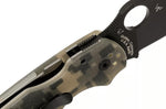 Couteau pliant Spyderco Para 3 C223GPCMOBK manche G10 camouflage noir 10,9cm
