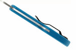 Couteau pliant Spyderco Delica 4 C11FPBL en nylon/fibre de verre bleu 10,8cm