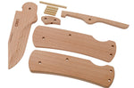 Couteau pliant CRKT NATHAN EN KIT 1032 manche hêtre 11,7cm - A monter