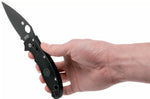 Couteau pliant Spyderco Manix 2 C101PBBK2 manche en nylon/fibre de verre noir 11,8cm