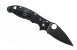 Couteau pliant Spyderco Manix 2 C101PBBK2 manche en nylon/fibre de verre noir 11,8cm