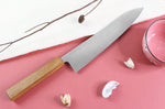 Couteau de chef japonais artisanal Wusaki Migaki G3 24cm