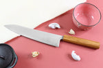 Couteau de chef japonais artisanal Wusaki Migaki G3 24cm