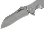 Couteau pliant CRKT RASP 2081 manche acier inox 12,8cm