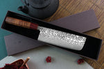 Couteau nakiri japonais artisanal Yoshimi Kato 16.5cm SG2 Damascus
