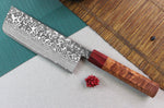 Couteau nakiri japonais artisanal Yoshimi Kato 16.5cm SG2 Damascus