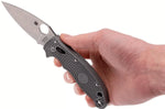 Couteau pliant Spyderco Manix 2 Maxamet C101PGY2 en copolymère/fibre de verre gris 11,8cm
