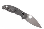 Couteau pliant Spyderco Manix 2 Maxamet C101PGY2 en copolymère/fibre de verre gris 11,8cm