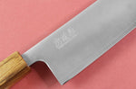 Couteau kiritsuke japonais artisanal Wusaki Migaki G3 24cm