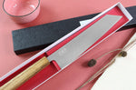 Couteau kiritsuke japonais artisanal Wusaki Migaki G3 24cm