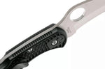 Couteau pliant Spyderco Tasman Salt 2 C106PBK2 manche nylon/fibre de verre noir 10,8cm