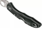 Couteau pliant Spyderco Tasman Salt 2 C106PBK2 manche nylon/fibre de verre noir 10,8cm