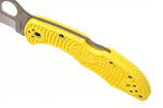 Couteau pliant Spyderco Tasman Salt 2 C106PYL2 manche nylon/fibre de verre jaune 10,8cm