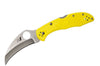 Couteau pliant Spyderco Tasman Salt 2 C106PYL2 manche nylon/fibre de verre jaune 10,8cm