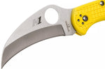 Couteau pliant Spyderco Tasman Salt 2 C106PYL2 manche nylon/fibre de verre jaune 10,8cm