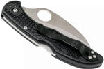 Couteau pliant Spyderco Tasman Salt 2 C106SBK2 dentelé manche nylon/fibre de verre noir 10,8cm