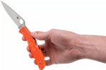 Couteau pliant Spyderco Endura 4 C10FPOR nylon/fibre de verre orange 12,6cm