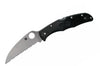 Couteau pliant Spyderco Endura 4 C10FSWCBK Wharncliffe denté nylon/fibre de verre noir 12,6cm
