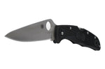 Couteau pliant Spyderco Endura 4 C10PBK biseauté en nylon/fibre de verre noir 12,6cm