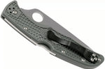 Couteau pliant Spyderco Endura 4 C10PSFG semi denté vert nylon/fibre de verre 12,6cm