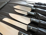 Malette de 9 couteaux DOMVS pour cuisiniers + fusil 3 Claveles