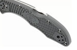 Couteau pliant Spyderco Delica 4 C11FPGY en nylon/fibre de verre gris 10,8cm