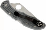 Couteau pliant Spyderco Delica 4 C11FPGY en nylon/fibre de verre gris 10,8cm