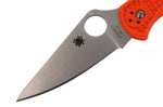 Couteau pliant Spyderco Delica 4 C11FPOR manche en nylon/fibre de verre orange 10,8cm