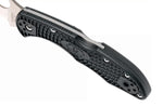 Couteau pliant Spyderco Delica 4 C11FPWCBK Wharncliffe manche nylon/fibre de verre noir 10,8cm