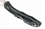 Couteau pliant Spyderco Delica 4 C11FPWCBK Wharncliffe manche nylon/fibre de verre noir 10,8cm