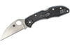 Couteau pliant Spyderco Delica 4 C11FPWCBK Wharncliffe manche nylon/fibre de verre noir 10,8cm