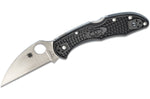 Couteau pliant Spyderco Delica 4 C11FPWCBK Wharncliffe manche nylon/fibre de verre noir 10,8cm