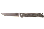 Couteau pliant CRKT CROSSBONES 7530 manche alu 11,4cm