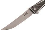 Couteau pliant CRKT CROSSBONES 7530 manche alu 11,4cm