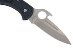 Couteau pliant Spyderco Delica 4 Wave C11PGYW manche fibre de verre noir 10,8cm