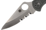 Couteau pliant Spyderco Delica 4 C11PSFG vert feuillage en nylon/fibre de verre 10,8cm