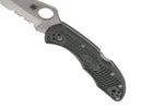Couteau pliant Spyderco Delica 4 C11PSFG vert feuillage en nylon/fibre de verre 10,8cm