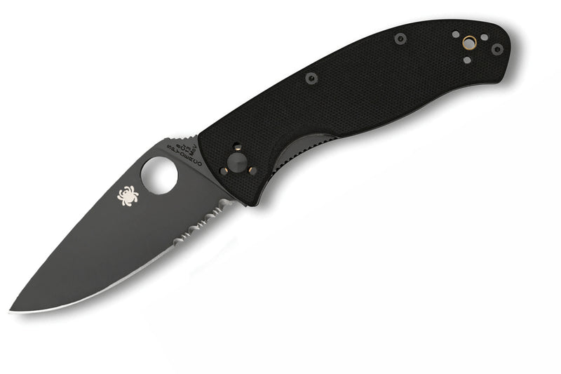 Couteau pliant Spyderco Tenacious C122GBBKPS manche G10 noir 11,3cm
