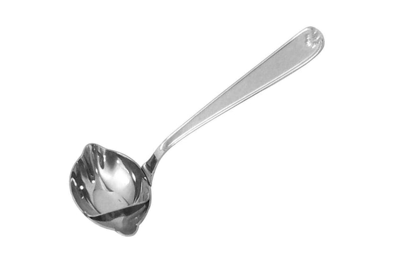 Cuillère à sauce en acier inoxydable pour jus gras et maigre