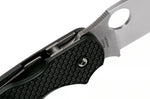 Couteau pliant Spyderco Sage 5 C123PBK manche en nylon/fibre de verre noir 10,6cm