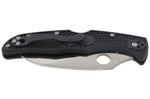 Couteau pliant Spyderco Matriarch 2 C12SBK2 denté manche en nylon/fibre de verre noir 12,6cm